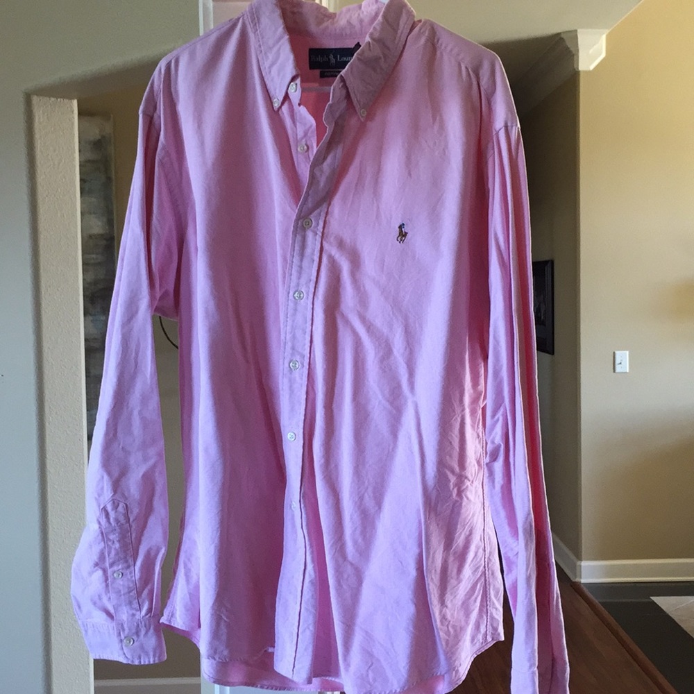 Men’s Ralph Lauren button down shirt.